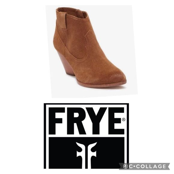 Frye 'Reina' Suede Bootie - Picture 1 of 6